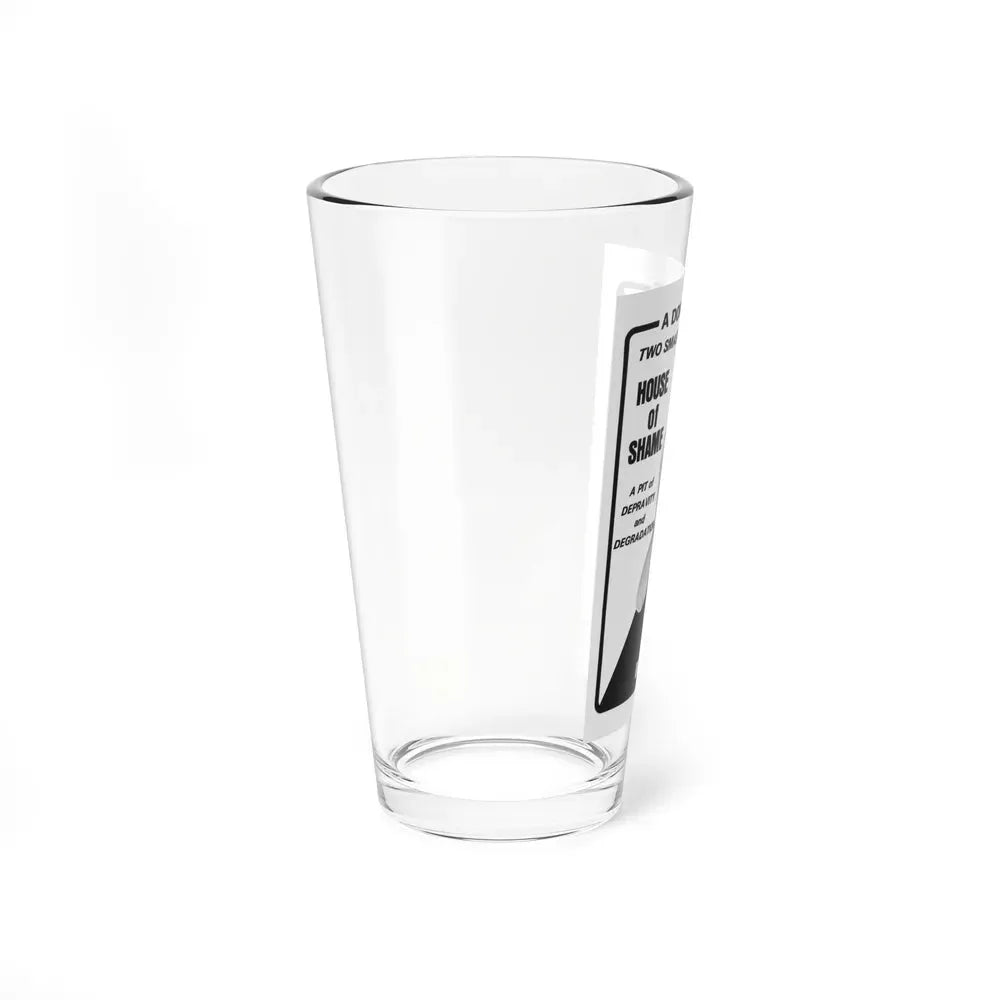 HOUSE OF SHAME + GIRLS IN BONDAGE 1964 Movie Poster - Pint Glass 16oz - Go Mug Yourself