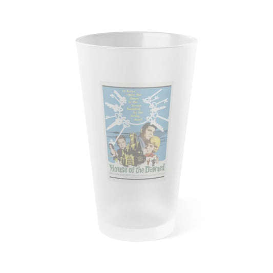 HOUSE OF THE DAMNED 1963 Movie Poster - Frosted Pint Glass 16oz-16oz-Frosted-Go Mug Yourself