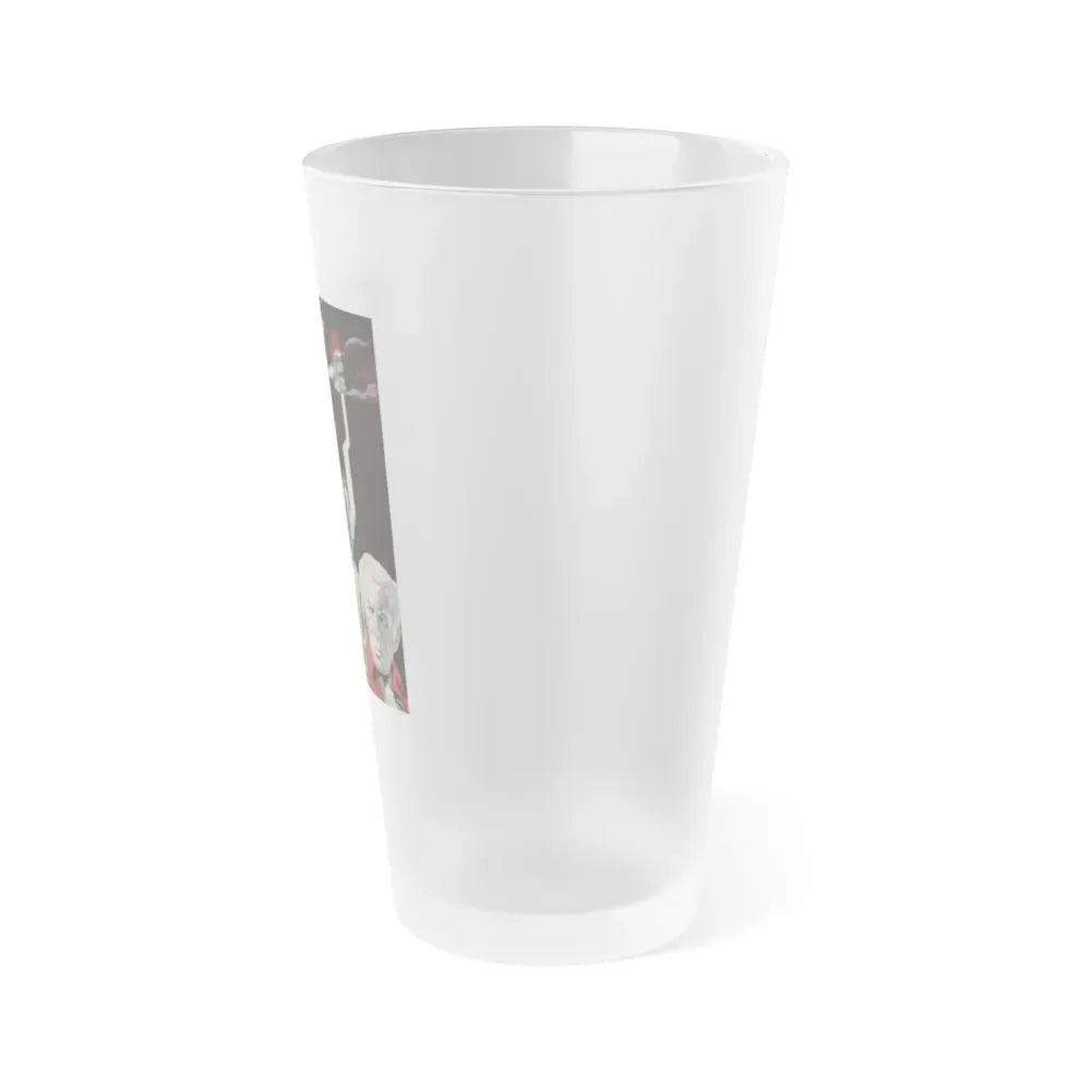 HOUSE OF USHER (DANISH) 1960 Movie Poster - Frosted Pint Glass 16oz - Go Mug Yourself