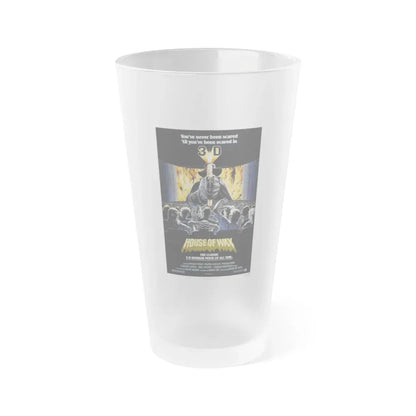HOUSE OF WAX 1953 Movie Poster - Frosted Pint Glass 16oz 16oz Frosted - Go Mug Yourself