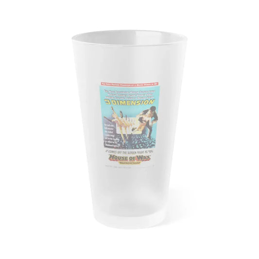 HOUSE OF WAX (2) 1953 Movie Poster - Frosted Pint Glass 16oz 16oz Frosted - Go Mug Yourself