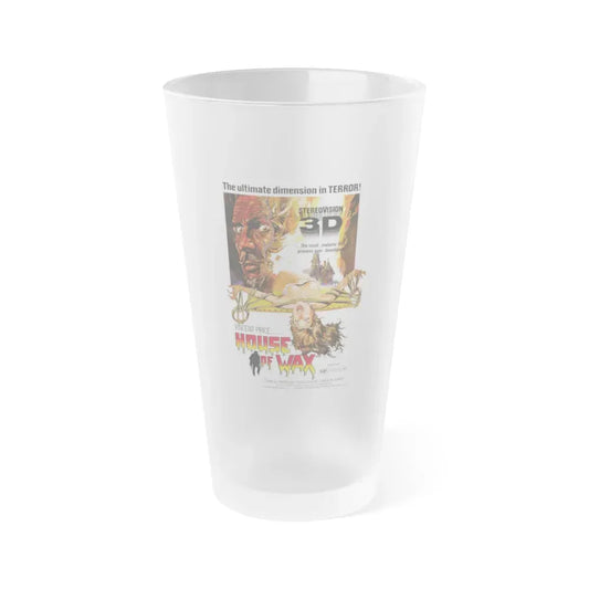 HOUSE OF WAX (5) 1953 Movie Poster - Frosted Pint Glass 16oz 16oz Frosted - Go Mug Yourself
