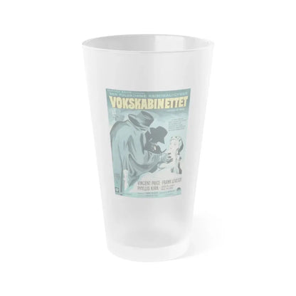 HOUSE OF WAX (DANISH) 1953 Movie Poster - Frosted Pint Glass 16oz 16oz Frosted - Go Mug Yourself