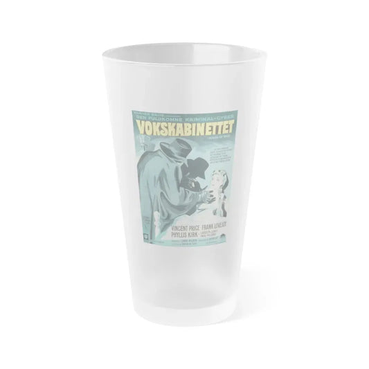 HOUSE OF WAX (DANISH) 1953 Movie Poster - Frosted Pint Glass 16oz 16oz Frosted - Go Mug Yourself