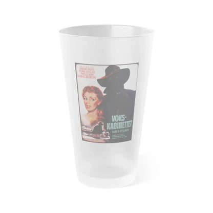 HOUSE OF WAX (DANISH) 2 1953 Movie Poster - Frosted Pint Glass 16oz 16oz Frosted - Go Mug Yourself
