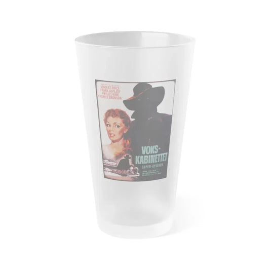 HOUSE OF WAX (DANISH) 2 1953 Movie Poster - Frosted Pint Glass 16oz 16oz Frosted - Go Mug Yourself