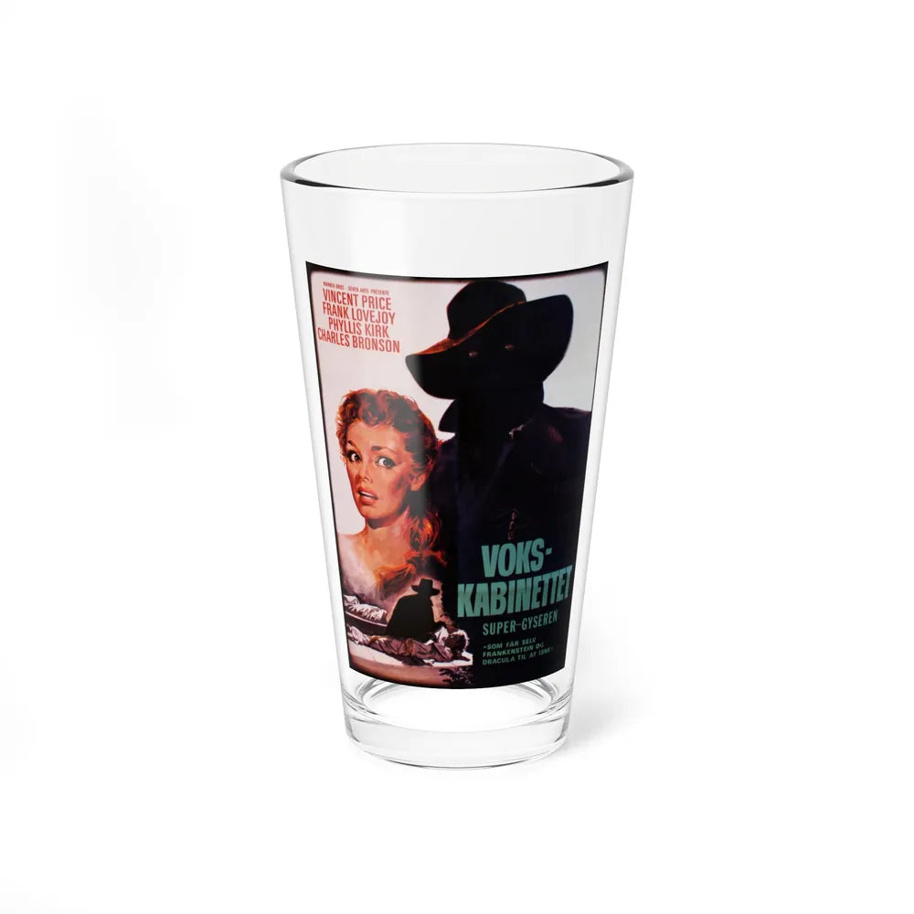 HOUSE OF WAX (DANISH) 2 1953 Movie Poster - Pint Glass 16oz-16oz-Go Mug Yourself