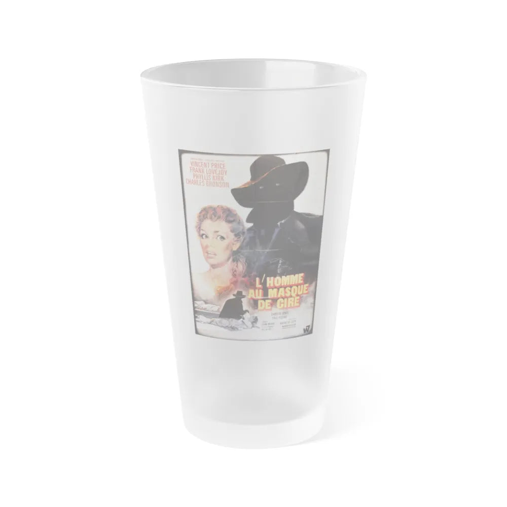 HOUSE OF WAX (FRENCH) 1953 Movie Poster - Frosted Pint Glass 16oz-16oz-Frosted-Go Mug Yourself