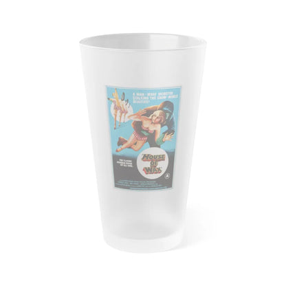 HOUSE OF WAX (INDIAN) 1953 Movie Poster - Frosted Pint Glass 16oz-16oz-Frosted-Go Mug Yourself