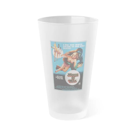 HOUSE OF WAX (INDIAN) 1953 Movie Poster - Frosted Pint Glass 16oz-16oz-Frosted-Go Mug Yourself