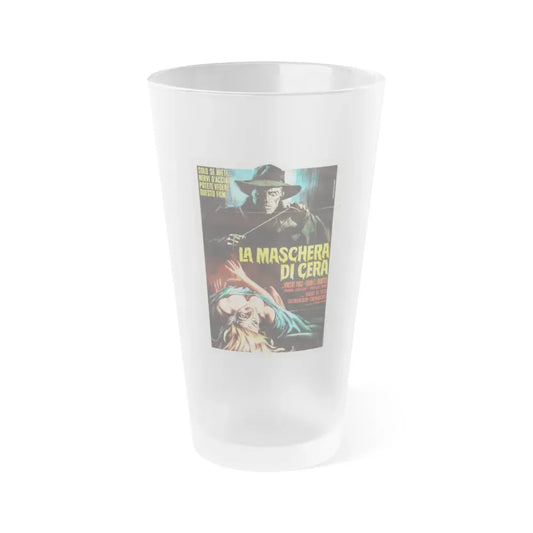 HOUSE OF WAX (ITALIAN) 1953 Movie Poster - Frosted Pint Glass 16oz 16oz Frosted - Go Mug Yourself