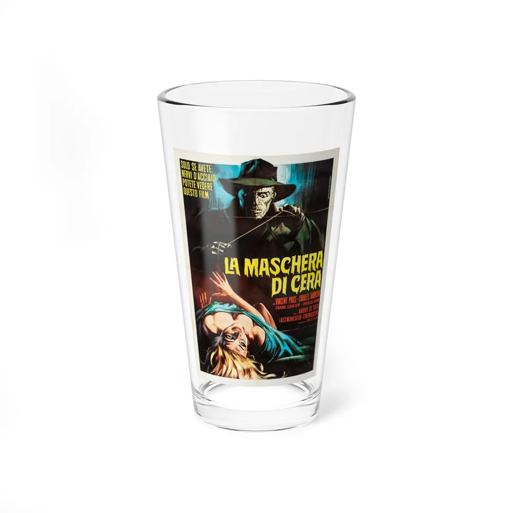 HOUSE OF WAX (ITALIAN) 1953 Movie Poster - Pint Glass 16oz-16oz-Go Mug Yourself