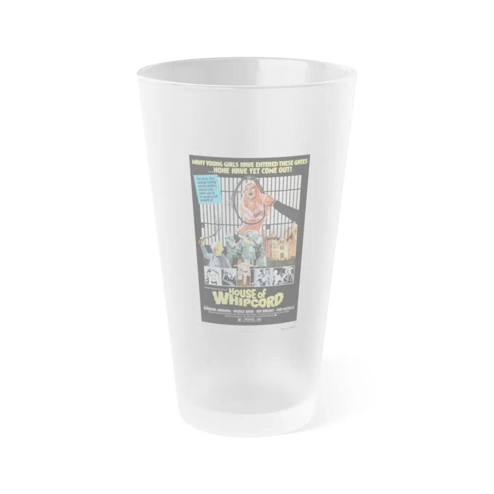 HOUSE OF WHIPCORD 1974 Movie Poster - Frosted Pint Glass 16oz-16oz-Frosted-Go Mug Yourself