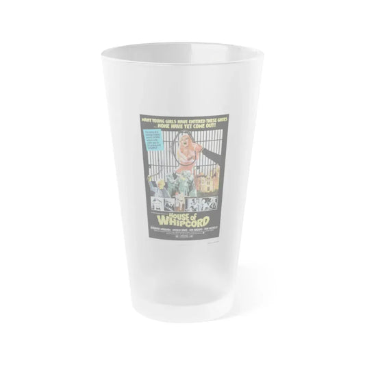 HOUSE OF WHIPCORD 1974 Movie Poster - Frosted Pint Glass 16oz 16oz Frosted - Go Mug Yourself