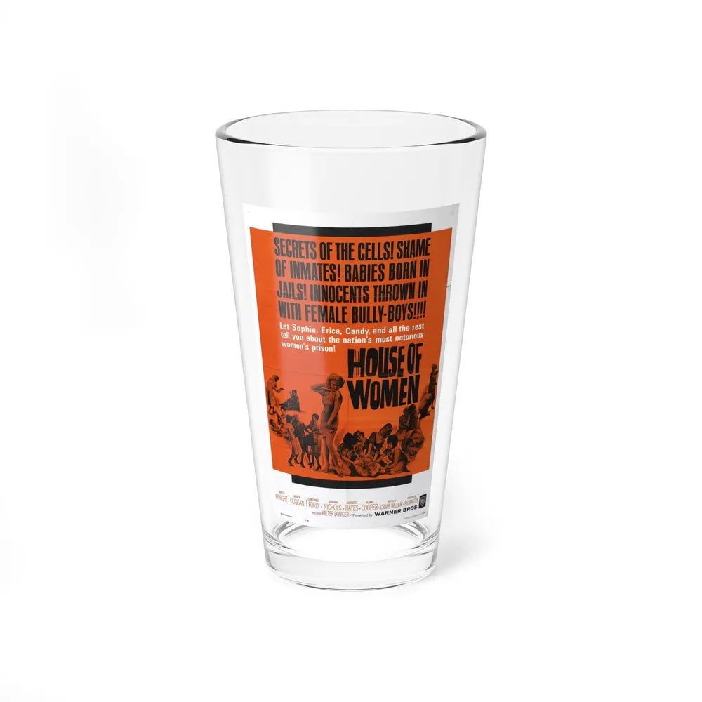 HOUSE OF WOMEN 1962 Movie Poster - Pint Glass 16oz-16oz-Go Mug Yourself