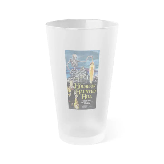 HOUSE ON HAUNTED HILL (2) 1958 Movie Poster - Frosted Pint Glass 16oz 16oz Frosted - Go Mug Yourself