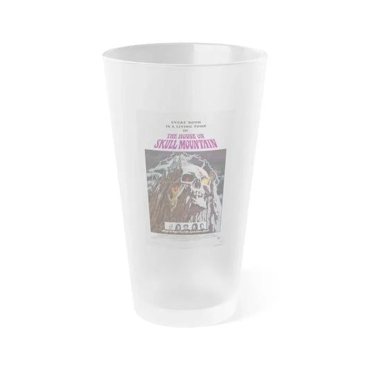 HOUSE ON SKULL MOUNTAIN 1974 Movie Poster - Frosted Pint Glass 16oz 16oz Frosted - Go Mug Yourself