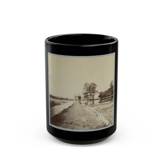 Houses In Flooded Area (U.S. Civil War) Black Coffee Mug-15oz-Go Mug Yourself