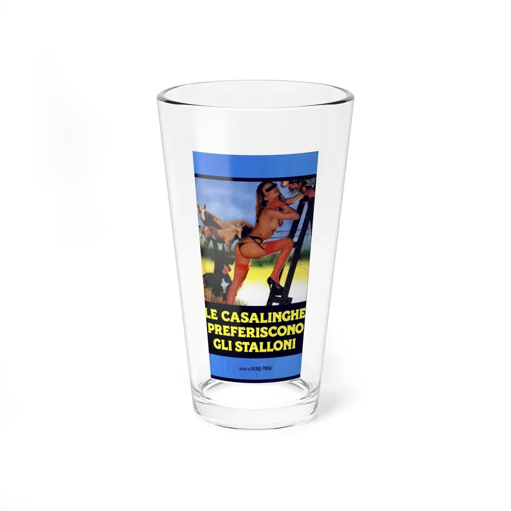 HOUSEWIVES PREFER STALLIONS Movie Poster - Pint Glass 16oz-16oz-Go Mug Yourself