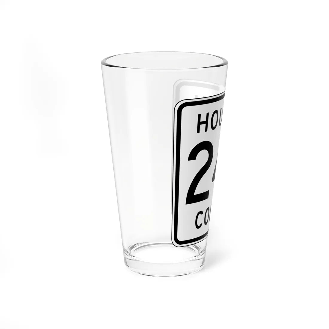 Houston County Route 249 MN (Minnesota) (Road Sign) Pint Glass 16oz - Go Mug Yourself