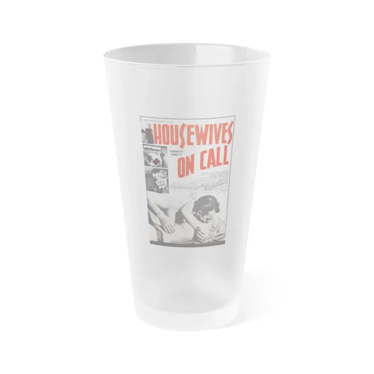 HOUSWIVES ON CALL 1967 Movie Poster - Frosted Pint Glass 16oz 16oz Frosted - Go Mug Yourself