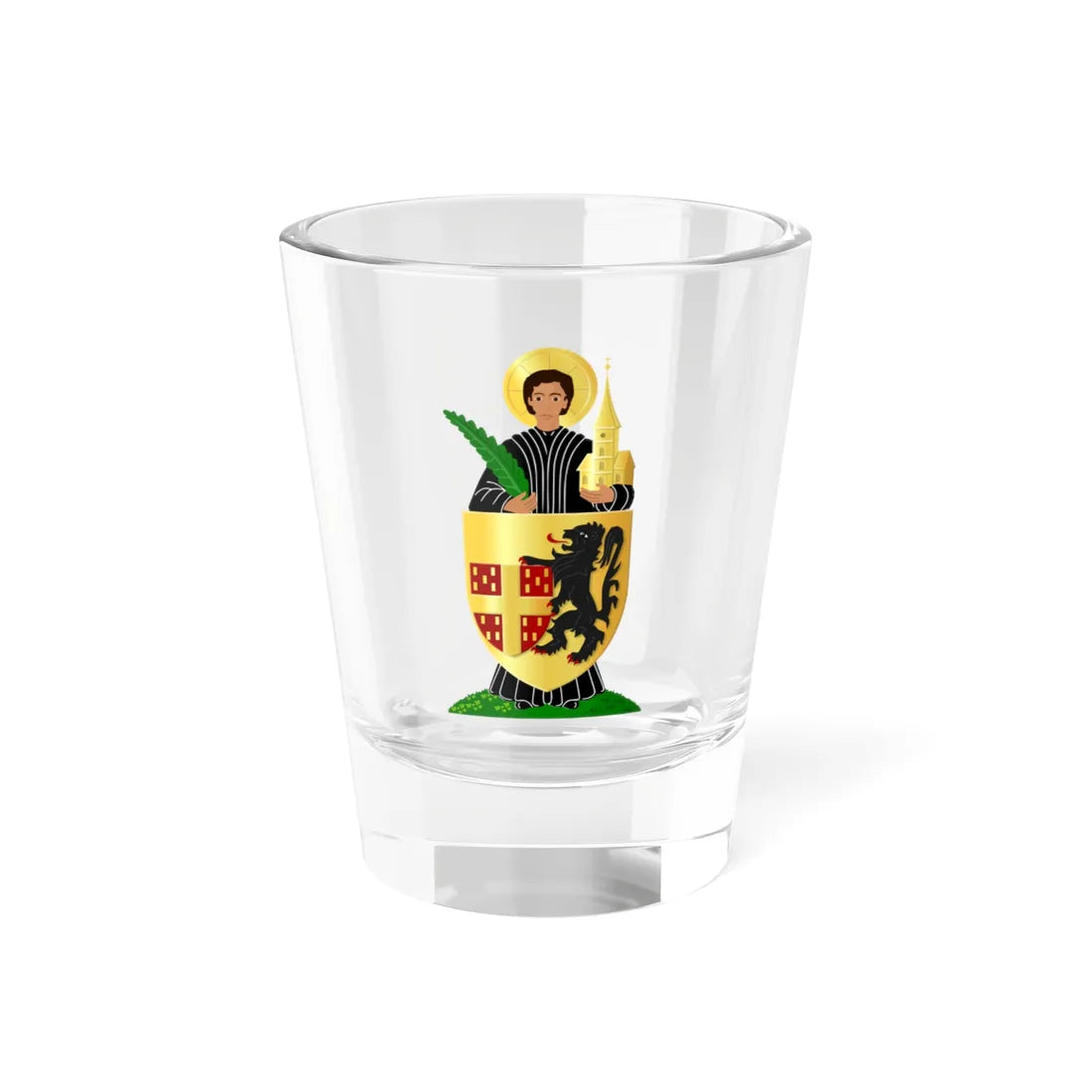 Houthalen-Helchteren wapen (Belgium) (Coat of Arms) Shot Glass 1.5oz 1.5oz - Go Mug Yourself