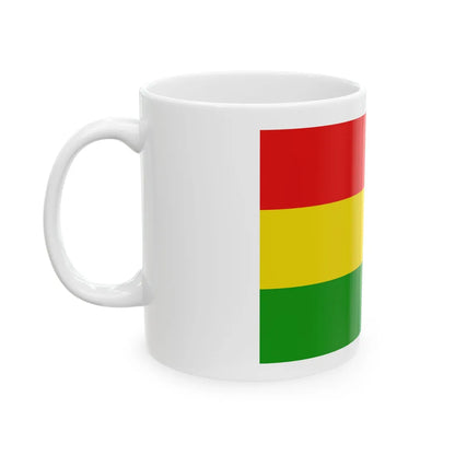 Houthalen-Helchterenvlag (Belgium) White Coffee Mug - Go Mug Yourself