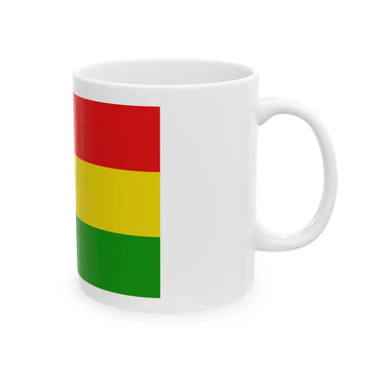 Houthalen-Helchterenvlag (Belgium) White Coffee Mug - Go Mug Yourself