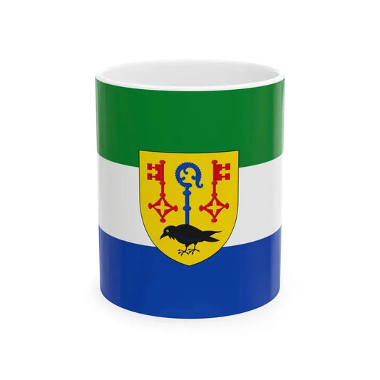 Houthulst vlag (Belgium) White Coffee Mug 11oz - Go Mug Yourself