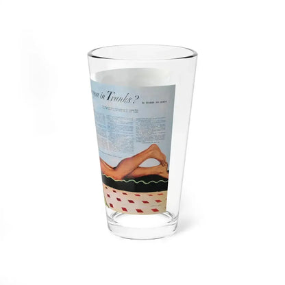 How Are You in Trunks, Collier's, May 28, 1949 - Pint Glass 16oz - Go Mug Yourself