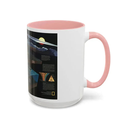 How Man Pollutes His World (1970) (Map) Accent Coffee Mug - Go Mug Yourself