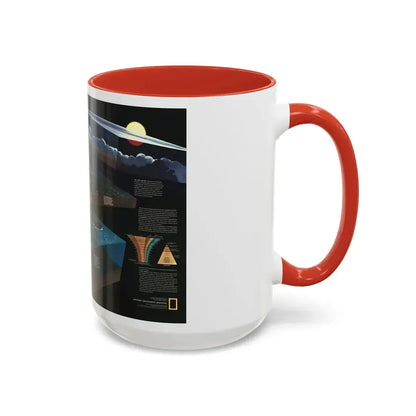 How Man Pollutes His World (1970) (Map) Accent Coffee Mug - Go Mug Yourself