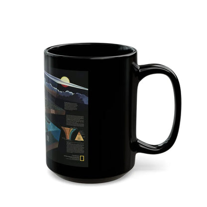 How Man Pollutes His World (1970) (Map) Black Coffee Mug-Go Mug Yourself