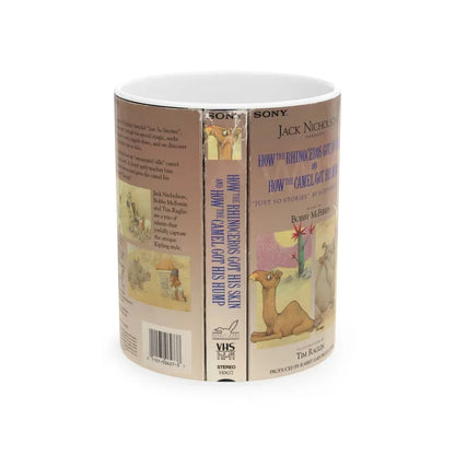 HOW THE RHINOCEROS GOT HIS SKIN AND HOW THE CAMEL GOT HIS HUMP (VHS COVER) - White Coffee Mug 11oz - Go Mug Yourself