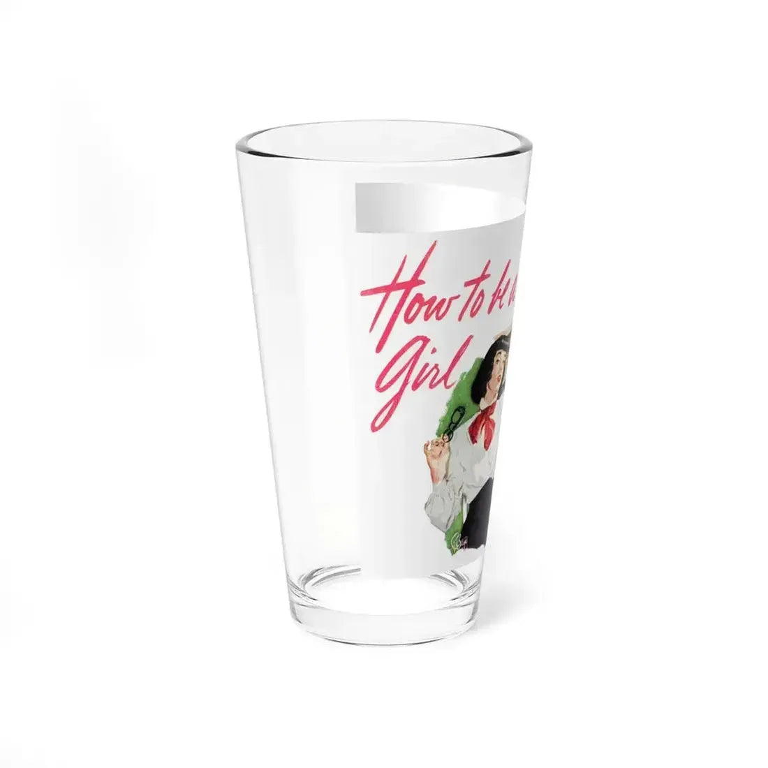 How to be a Girl (1), Woman's Day, February 1949 - Pint Glass 16oz - Go Mug Yourself