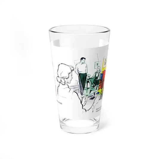 How to be a Girl (1), Woman's Day, February 1952 - Pint Glass 16oz 16oz - Go Mug Yourself