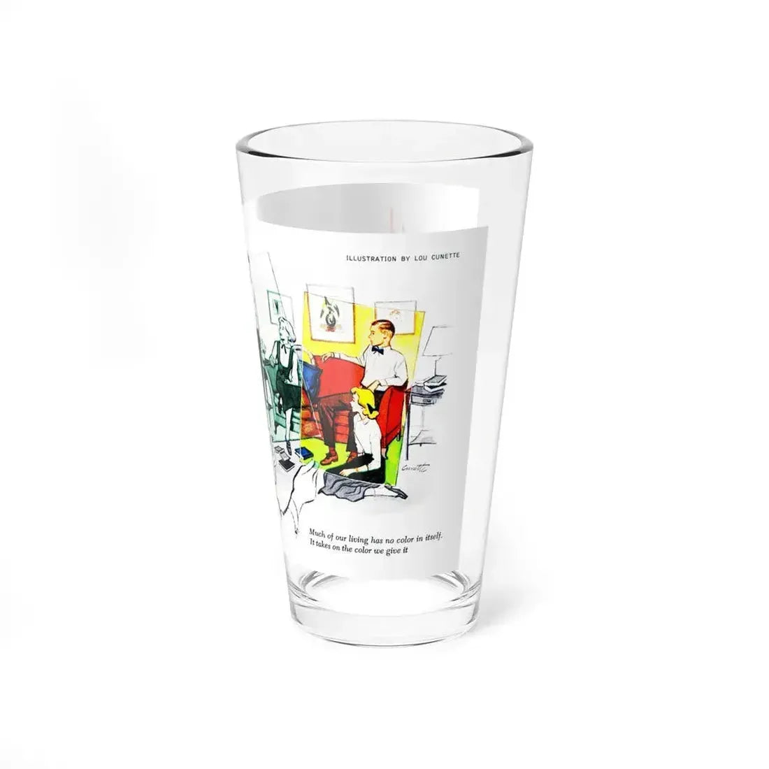 How to be a Girl (1), Woman's Day, February 1952 - Pint Glass 16oz - Go Mug Yourself