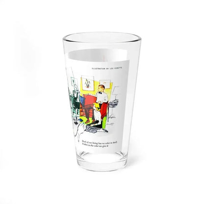 How to be a Girl (1), Woman's Day, February 1952 - Pint Glass 16oz - Go Mug Yourself