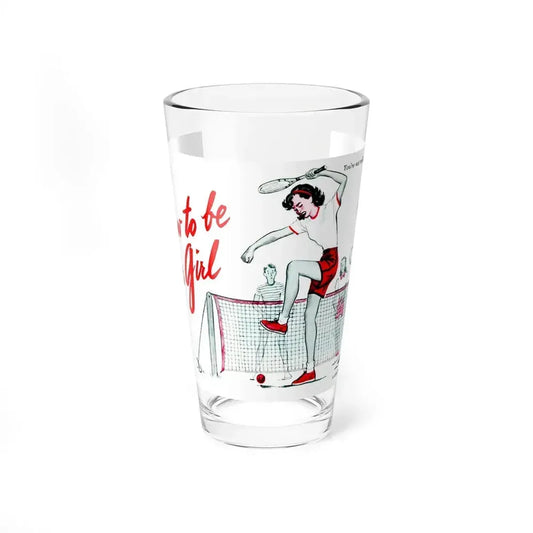 How to Be a Girl, Woman's Day, June 1947 - Pint Glass 16oz 16oz - Go Mug Yourself