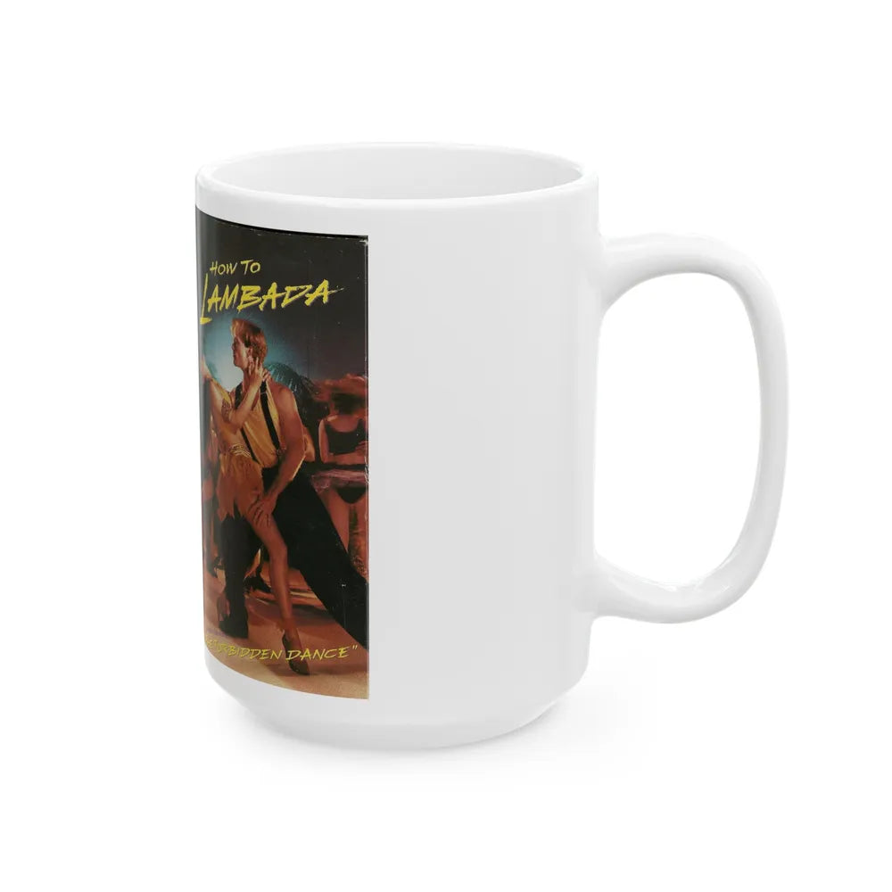 HOW TO LAMBADA (VHS COVER) - White Coffee Mug-Go Mug Yourself