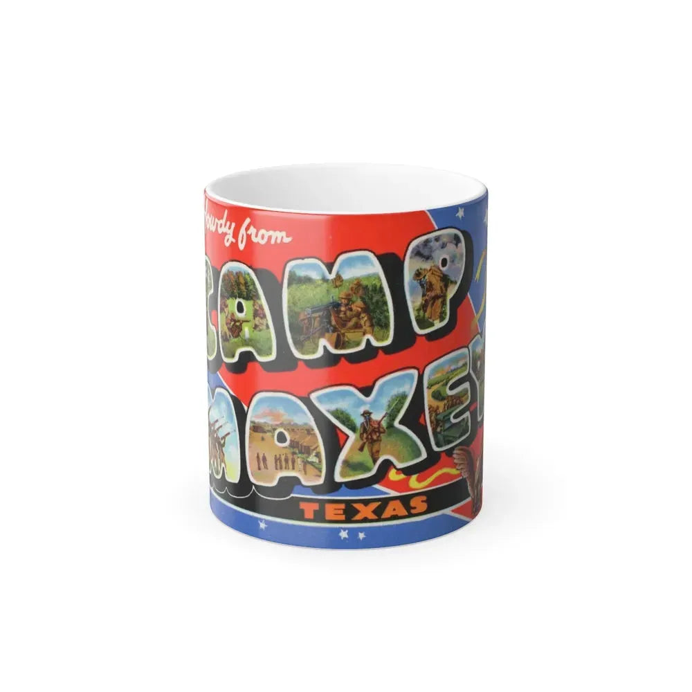 Howdy from Camp Maxey Texas (Greeting Postcards) Color Changing Mug 11oz Default Title 11oz - Go Mug Yourself
