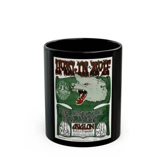 Howlin' Wolf Poster (Music Poster) Black Coffee Mug 11oz - Go Mug Yourself