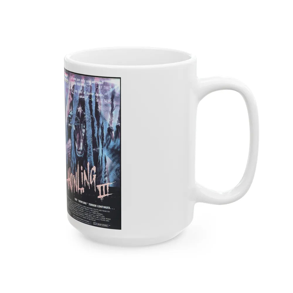 HOWLING 3 (VHS COVER) - White Coffee Mug-Go Mug Yourself