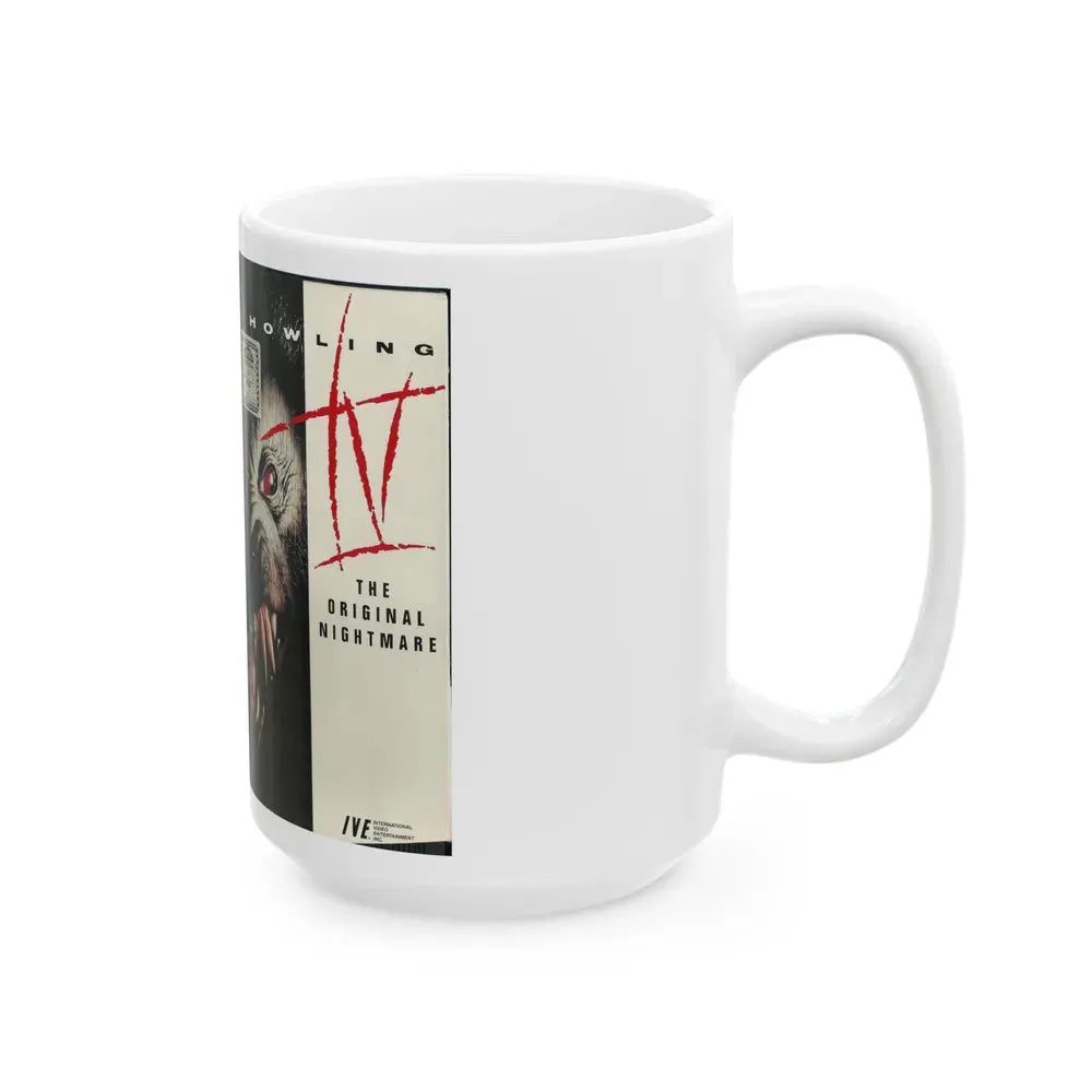 HOWLING IV THE ORIGINAL NIGHTMARE IVE ENTERTAINMENT (VHS COVER) - White Coffee Mug - Go Mug Yourself