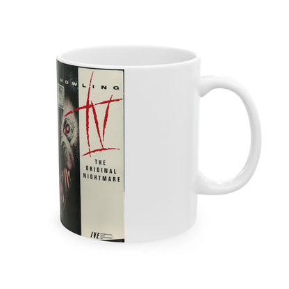 HOWLING IV THE ORIGINAL NIGHTMARE IVE ENTERTAINMENT (VHS COVER) - White Coffee Mug-Go Mug Yourself