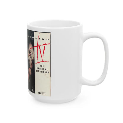 HOWLING IV THE ORIGINAL NIGHTMARE (VHS COVER) - White Coffee Mug-Go Mug Yourself