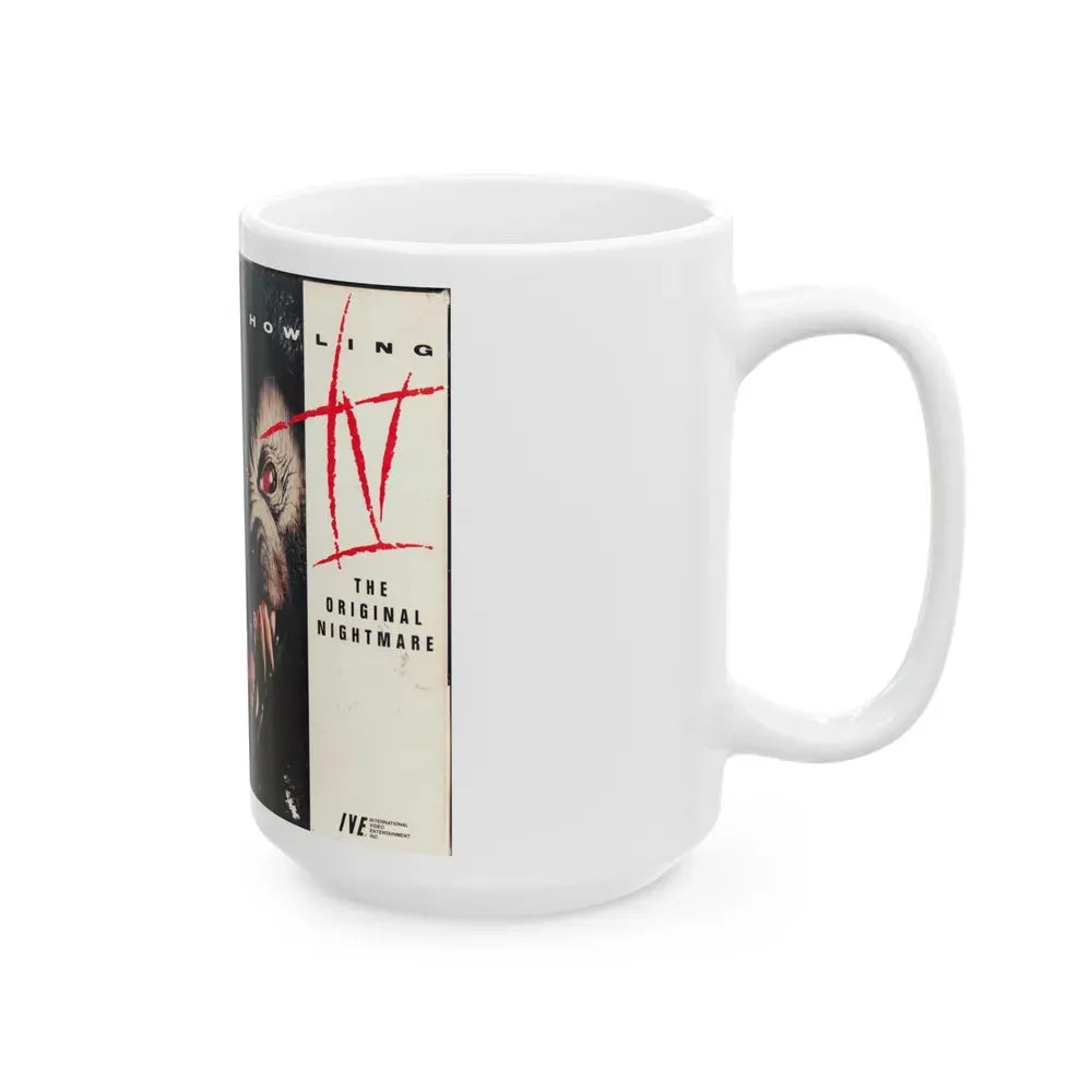 HOWLING IV THE ORIGINAL NIGHTMARE (VHS COVER) - White Coffee Mug - Go Mug Yourself