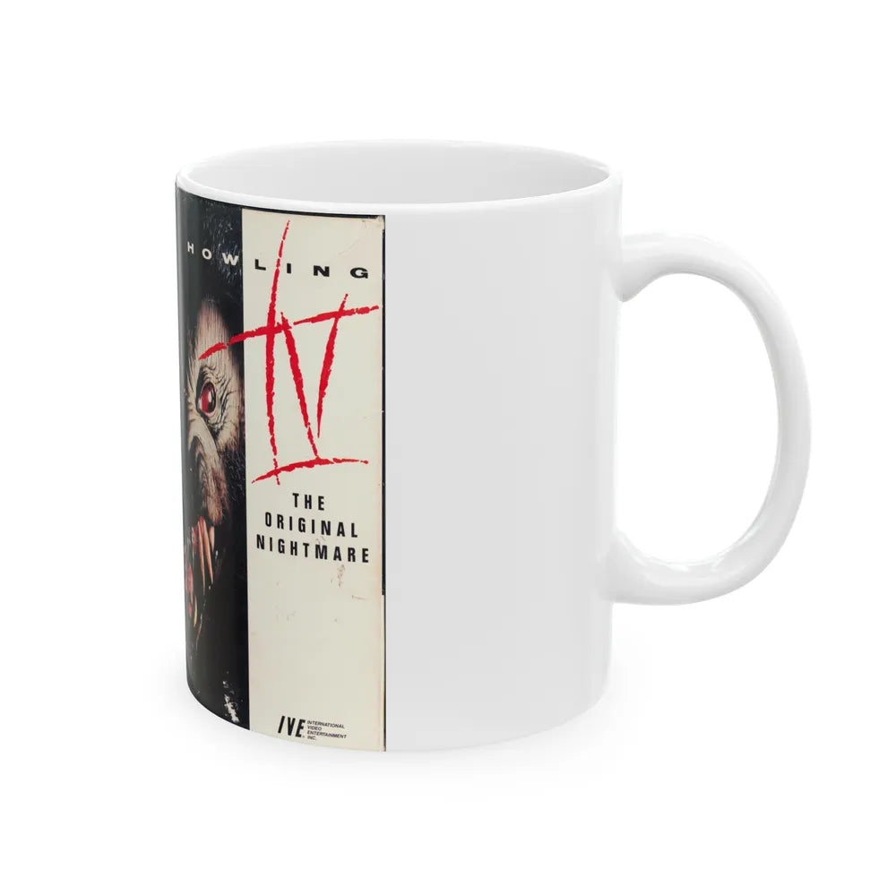 HOWLING IV THE ORIGINAL NIGHTMARE (VHS COVER) - White Coffee Mug-Go Mug Yourself