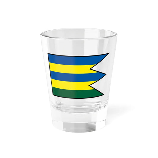 Hozelec Poprad Flag (Slovakia) Shot Glass 1.5oz 1.5oz - Go Mug Yourself