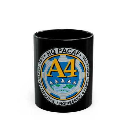HQ PACAF A4 (U.S. Air Force) Black Coffee Mug 11oz - Go Mug Yourself